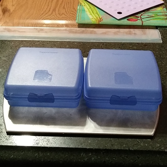 Tupperware Sandwich Containers (2) - Picture 1 of 12
